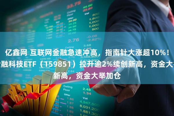 亿鑫网 互联网金融急速冲高，指南针大涨超10%！百亿金融科技ETF（159851）拉升逾2%续创新高，资金大举加仓